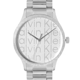 Calvin Klein Unisex Stainless Steel Bracelet Style Straps Iconic Analogue Watch- 25200342-57