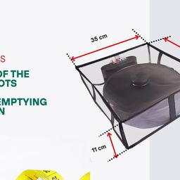icover Robotic Vacuum Cleaner Cover from Dust – First-of-its-Kind PVC Innovation – Universal Fit - Most Round Robots with Charging Dock & Without Emptying Station image 3