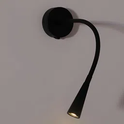 SHREE KALA HOME DECOR Black Abstract Shaped Wall Lamp-17