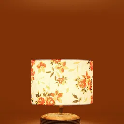 Devansh White Wooden Table Lamps-26