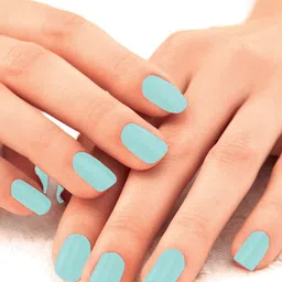 Lakme Set of 3 9to5 Primer + Gloss Nail Color 6ml Each - Sky Blue + Sea Blue + Indigo Ink image 4