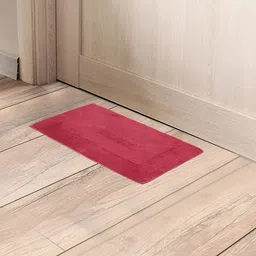 Aura Pink Cotton Anti-Skid Doormat-image-34