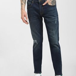 Jack & Jones Men Blue Low-Rise Mildly Distressed Light Fade Jeans-image-30
