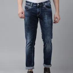 SPYKAR Men Skinny Slim Fit Low-Rise Heavy Fade Stretchable Jeans-picture-49