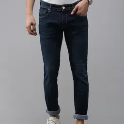 SPYKAR Men Skinny Slim Fit Low-Rise Light Fade Stretchable Jeans-picture-4