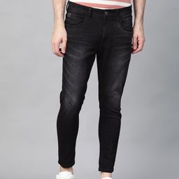 WROGN Men Black Skinny Fit Mid-Rise Clean Look Stretchable Jeans-image-40