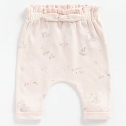 mothercare Girls Pink Paper-Bag Waist Bow Detail Leggings-image-7