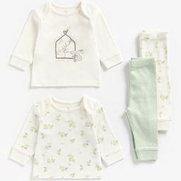 mothercare Girls Pack of 2 Pure Cotton Printed Clothing Set-image-79