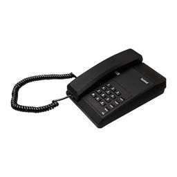 generic Nanda B11 Corded Landline Phone, Ringer Volume Control, LED for Ring Indication, Wall/Desk Mountable, Classic Design, Clear Call Quality, Mute/Pause/Flash/Redial Function (Made in India)(Black)(B11) image 1
