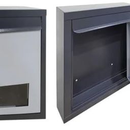 generic Patel Enterprise All in 1 Multipurpose Letter Box/Suggestion Box with Lock Table Top or Wall Mount (Grey)-1Ps image 3
