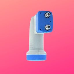 Satguru 2Port Ku-Band Low Noise Full HD LNB for Multiple Set Top Box, â€ŽPlastic image 2
