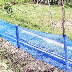generic Multipurpose Shade Net/Garden Net (Pack of 1) |Store Garden Shade | Garden Jali | Fencing Shade Net | Agro Net/Blue Net - 65% (Blue Colour) (H-5 ft x L-115 ft) 575 Sqft | image 5