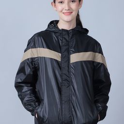 HOUSE OF VEDAS Women Waterproof Hooded Rain Jacket-image-82