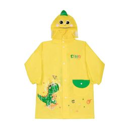 Yellow Bee Boys Printed Waterproof Rain Jacket-image-44