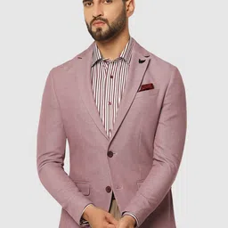 Blackberrys Notched Lapel Collar Single-Breasted Casual Blazer-picture-7
