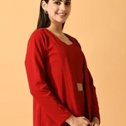 DressBerry Collarless Lightweight Tailored Jacket-8