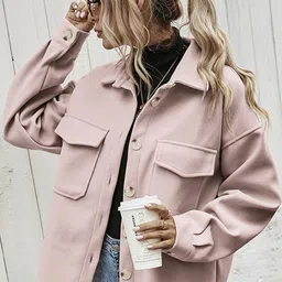 StyleCast Pink Insulator Longline Tailored Jacket-picture-39