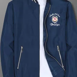 StyleCast x Revolte Men Stand Collar Graphic Embroidered Casual Bomber Jacket-image-24