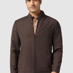 Blackberrys TechPro Stand Collar Woollen Bomber Jacket-image-50