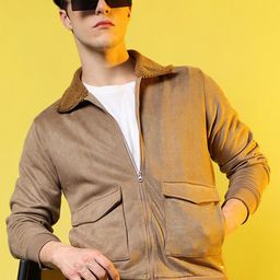 Campus Sutra Windcheater Cotton Bomber Jacket-31