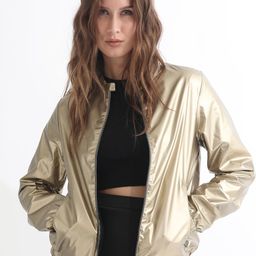 RAREISM Women Gold-Toned & Black Reversible Tailored Jacket-image-27