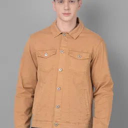 Canary London Spread Collar Cotton Denim Jacket-picture-47