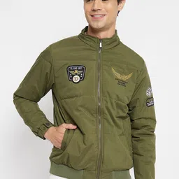 Duke Stand Collar Bomber Jacket-19