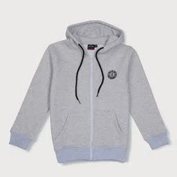 Gini and Jony Boys Grey Floral Bomber with Patchwork Jacket-image-94