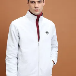 HIGHLANDER High Neck Regular Fit Bomber Jacket-image-8