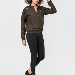 DIDA Mock Collar Long Sleeves Lightweight Dry Fit Training Sporty Jacket-12
