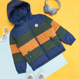 Pantaloons Junior Boys Colourblocked Bomber Jacket-58