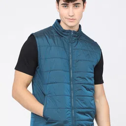 HIGHLANDER Men Green Puffer Jacket-31