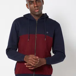 SPORTO Colourblocked Hooded Bomber Jacket-picture-49