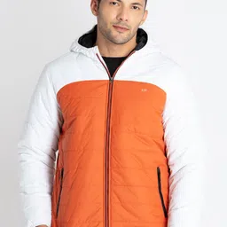 Status Quo Colourblocked Hooded Puffer Jacket-picture-35
