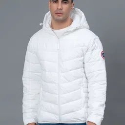 Red Tape Hooded Puffer Jacket-image-93
