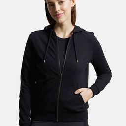 Jockey Cotton French Terry Fabric Hoodie Jacket with Side Pockets-picture-9