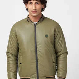 SPYKAR Mock Collar Bomber Jacket-16