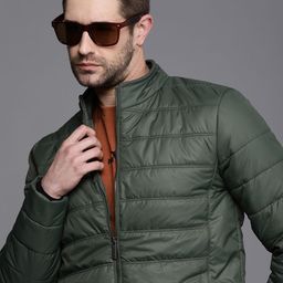 WROGN Men Green Padded Jacket-17