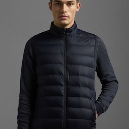 Louis Philippe Sport Men Padded Stand Collar Jacket-image-15