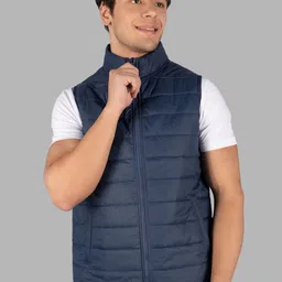 TIM PARIS Mock Collar Windcheater Puffer Jacket-image-46
