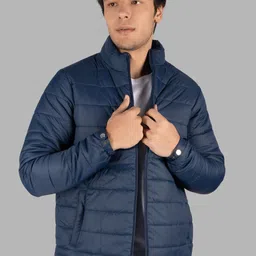 TIM PARIS Mock Collar Windcheater Puffer Jacket-18