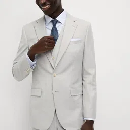 Marks & Spencer Notched Lapel Collar Single Breasted Blazer-picture-29