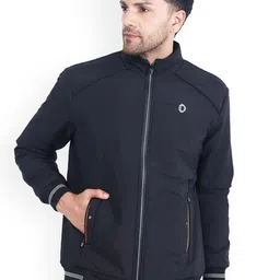 Dollar Socks Lightweight Mock Collar Bomber Jacket-image-42