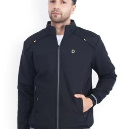 Dollar Socks Mock Collar Long Sleeves Lightweight Sporty Jacket-10