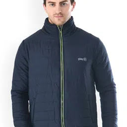 playR Unisex Mock Collar Lightweight Dry Fit Puffer Jacket-56