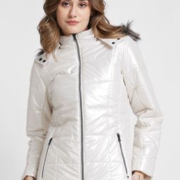 SPYKAR Hooded Faux Fur Trim Parka Jacket-46