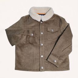 One Friday Boys Faux Fur Spread Collar Pure Cotton Tailored Jacket-image-28