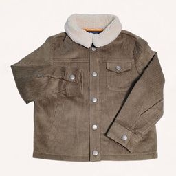 One Friday Boys Faux Fur Spread Collar Pure Cotton Tailored Jacket-image-29