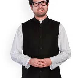 Authentics Mandarin Collar Nehru Jacket-22