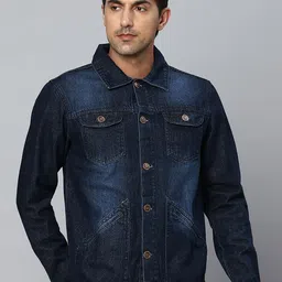 High Star Washed Denim Jacket-image-36